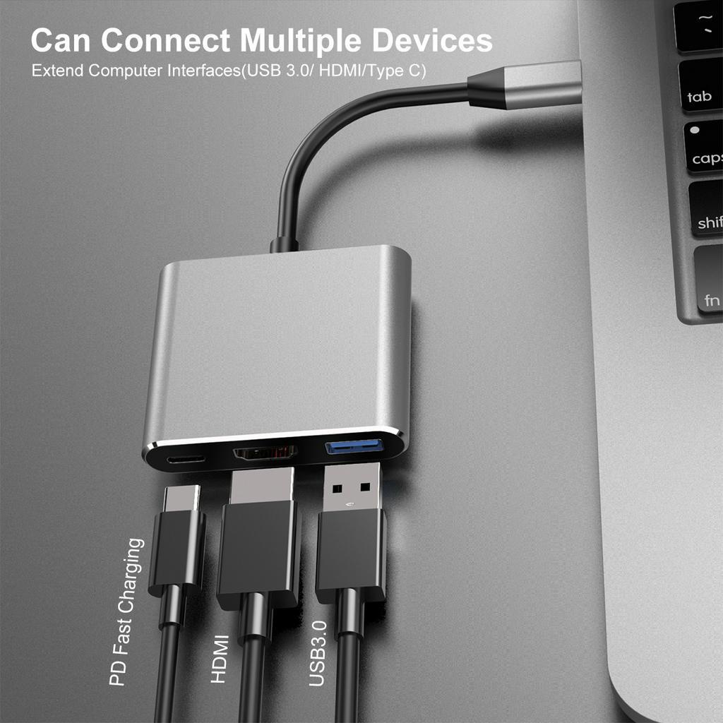 3in1-ฮับ-type-c-เป็น-4k-hdmi-usb-3-0-pd-ที่ชาร์จ-สําหรับ-mac-os-windows-android