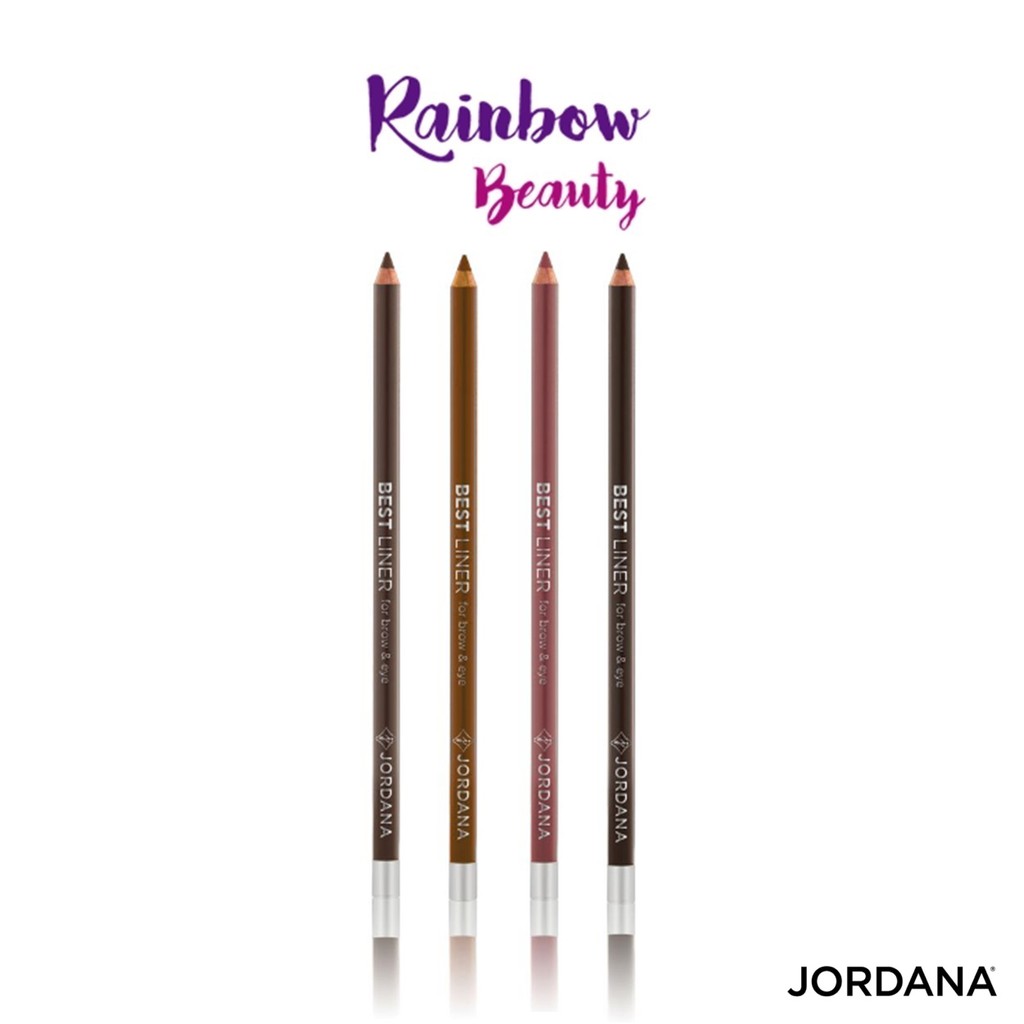JORDANA BEST LINER FOR BROW & EYE 7″ EYELINER PENCIL 1.2 กรัม Shopee