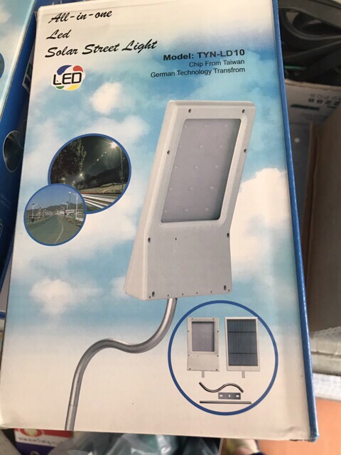 ไฟโซล่าเซลล์-solar-ใช้พลังงานแสงอาทิตย์สว่างทันทีเมื่อไม่มีแสง-24led-10w