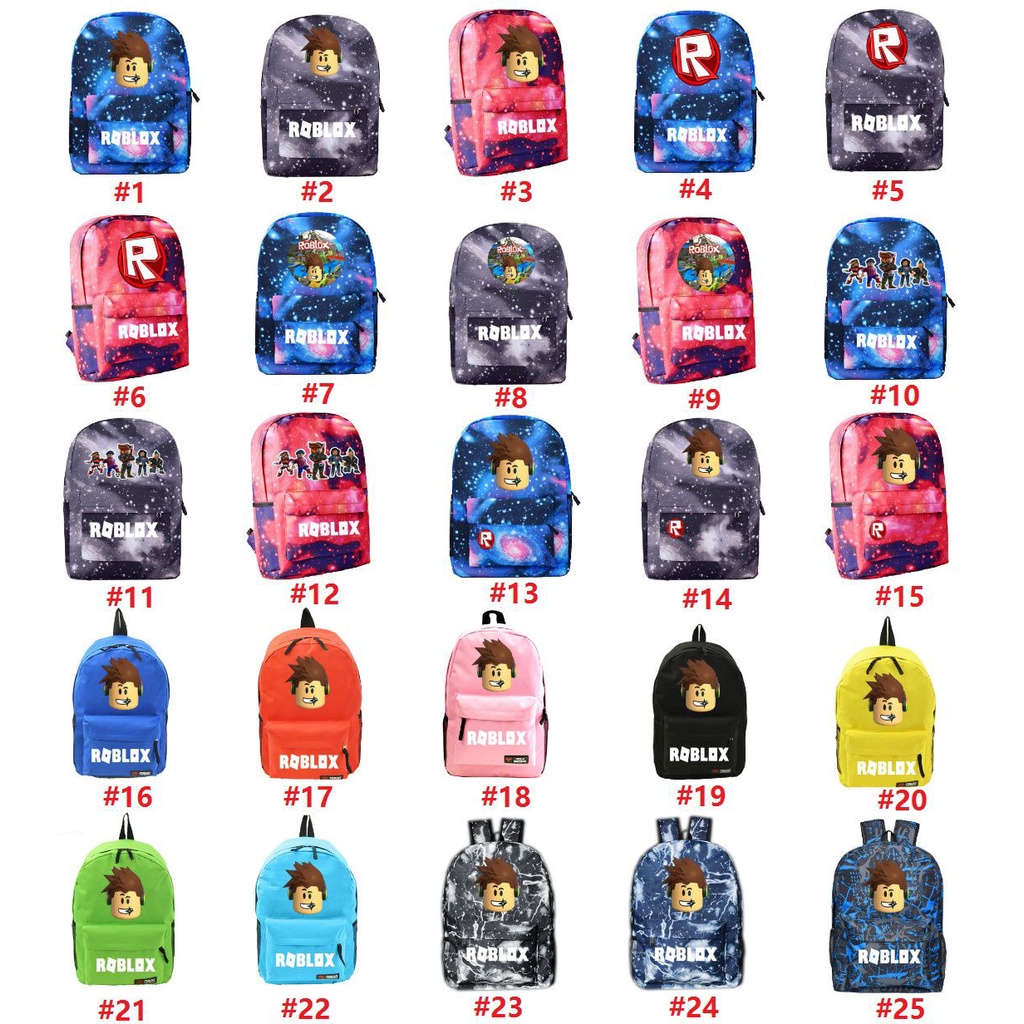 roblox-กระเป๋าเป้สะพายหลัง-กระเป๋านักเรียน-ผ้าแคนวาส-ลําลอง-สําหรับเด็กผู้ชาย-และผู้หญิง-ให้เป็นของขวัญ