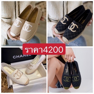 พรี CHANEL espadrilles G37302 รองเท้าชาแนล size35-41