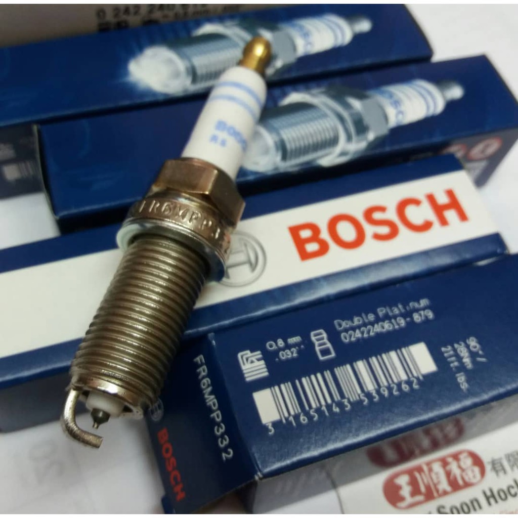 benz-หัวเทียน-bosch-fr6mpp332-เครื่อง-m271-m113-m155-w203-w204-w211-w220-r171-w220-w219