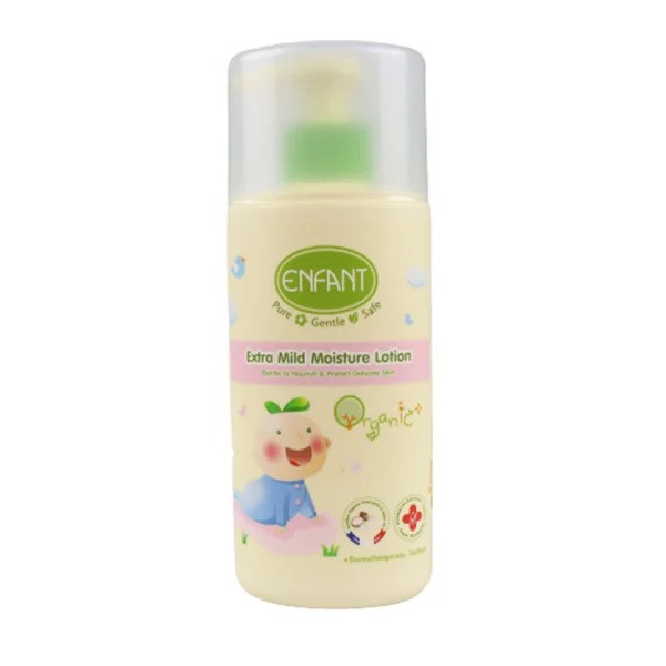 แบรนด์แท้ถูกกว่า-แพ็คคู่-โลชั่นเด็กแรกเกิด-อองฟองต์-ออกานิค-enfant-organic-extra-mild-moisture-lotion