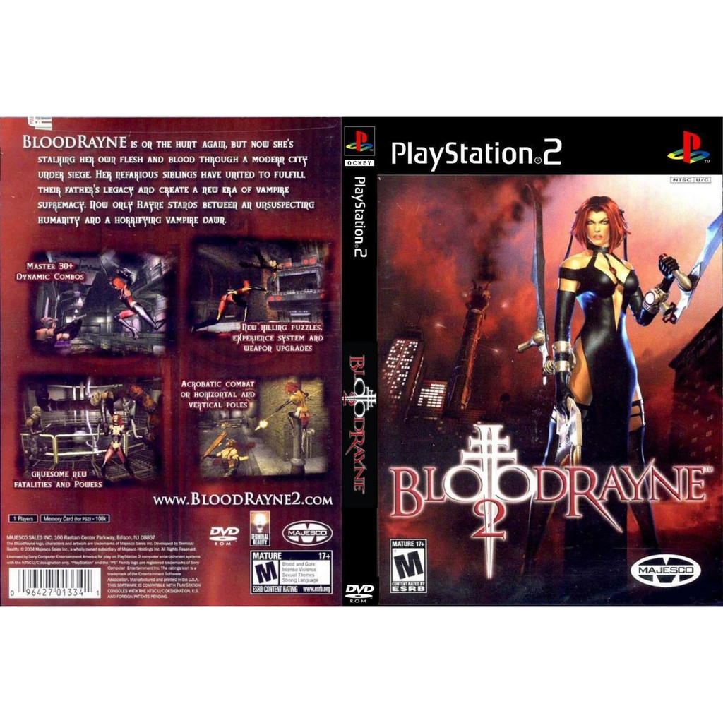 แผ่นเกมส์-ps2-แนะนำ-bloodrayne-2-usa