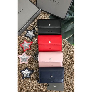 Pedro short wallet bag 2018 พร้อมส่ง!! กระเป๋าสตางค์ใบสั้น หนังเรียบ