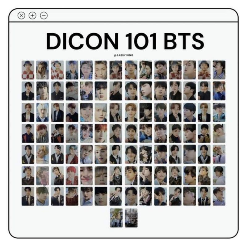 ภาพสินค้าพร้อมส่ง  แยกขายการ์ด DICON BTS บังทัน ของแท้100% จากร้าน thaioil555 บน Shopee ภาพที่ 1