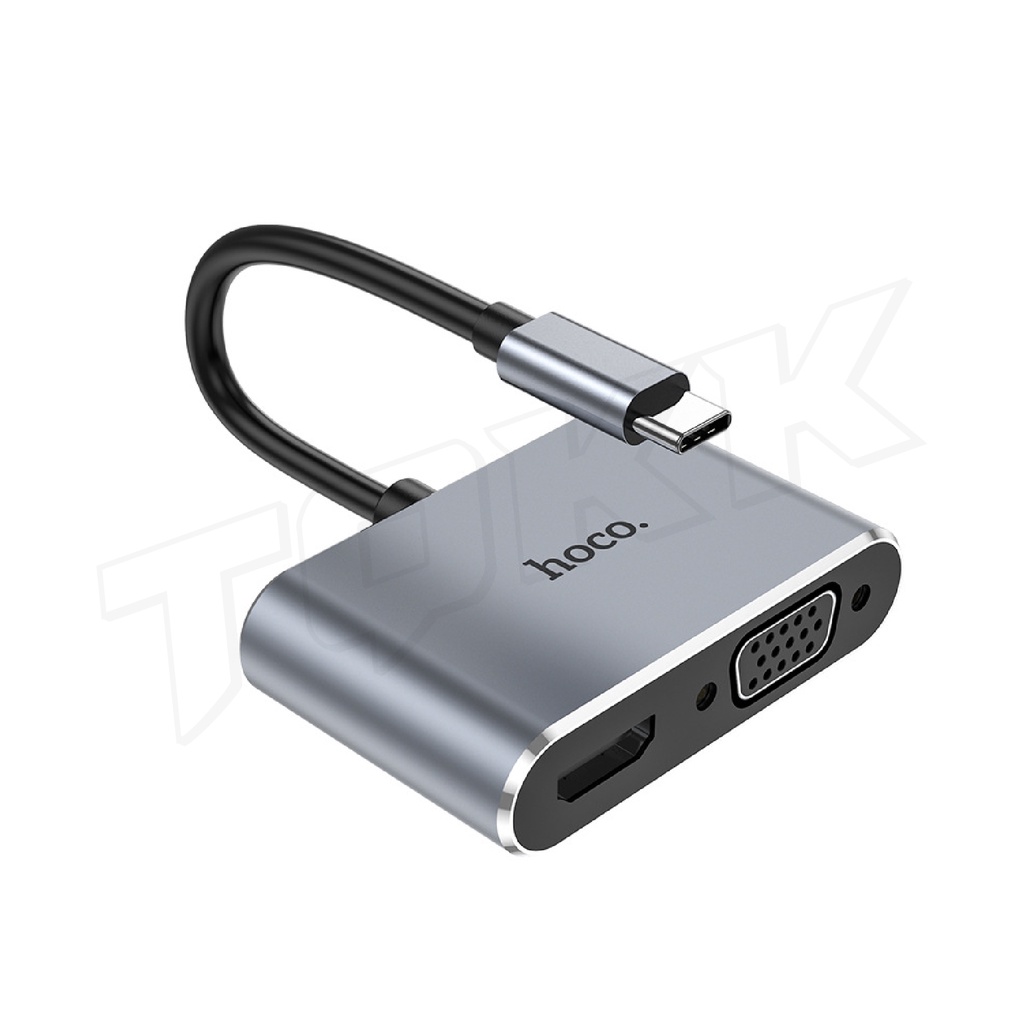 hoco-hb30-ตัวแปลง-type-c-เป็น-hdtv-vga-usb3-pd