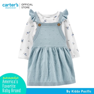 Carters Dress+Short Sleeve 2Pc Blue L8 คาร์เตอร์เสื้อผ้าชุดเซทกระโปรง+เสื้อ