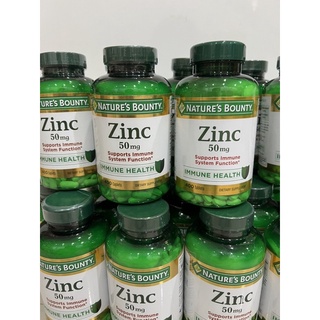 ภาพขนาดย่อของภาพหน้าปกสินค้าExp:01/26 Nature's Bounty Zinc 50 mg ขนาด 400เม็ด( Zinc)พร้อมส่งที่ไทย จากร้าน aey89.shop_usa บน Shopee ภาพที่ 3