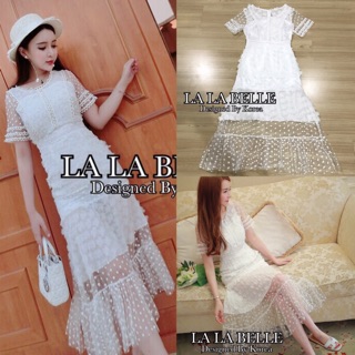 White Maxi Lace Dress