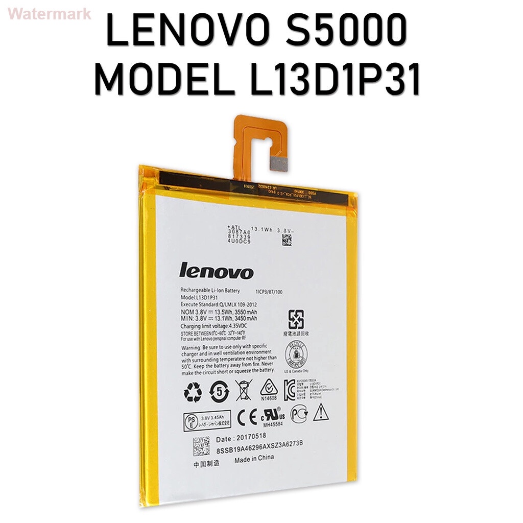 แบตเตอรี่เดิมสำหรับ-lenovo-pad-a7-30-s5000-s5000h-แบตเตอรี่รุ่น-l13d1p31