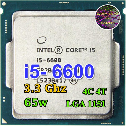 ⚡️CPU Intel Core i5-6600 3.3GHz 4คอ4เทรด LGA 1151 ฟรีซิลิโคน1ซอง i5 ...