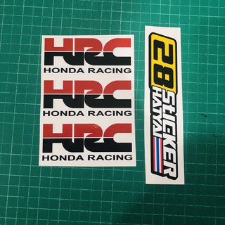 สติ๊กเกอร์ HRC honda racing
