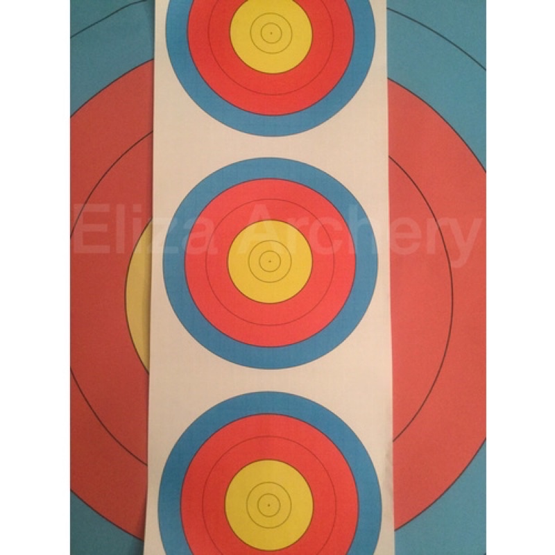 ภาพหน้าปกสินค้า1x elong 3-target paper archery target shooting ยิงธนู