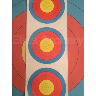 1x elong 3-target paper archery target shooting ยิงธนู