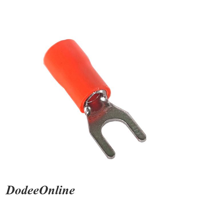 หางปลาแฉก-sv3-5-4-แบบมีฉนวน-ข้อต่อสายไฟ-4-sq-mm-รูสกรู-4mm-สีแดง-100-ชิ้น-รุ่น-sv350-4-red-dd
