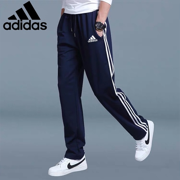 ภาพหน้าปกสินค้าM-5XL Adidas กางเกงกีฬากางเกงขายาวทรงแบนแห้งเร็วระบายอากาศได้ดี จากร้าน greentea88.th บน Shopee
