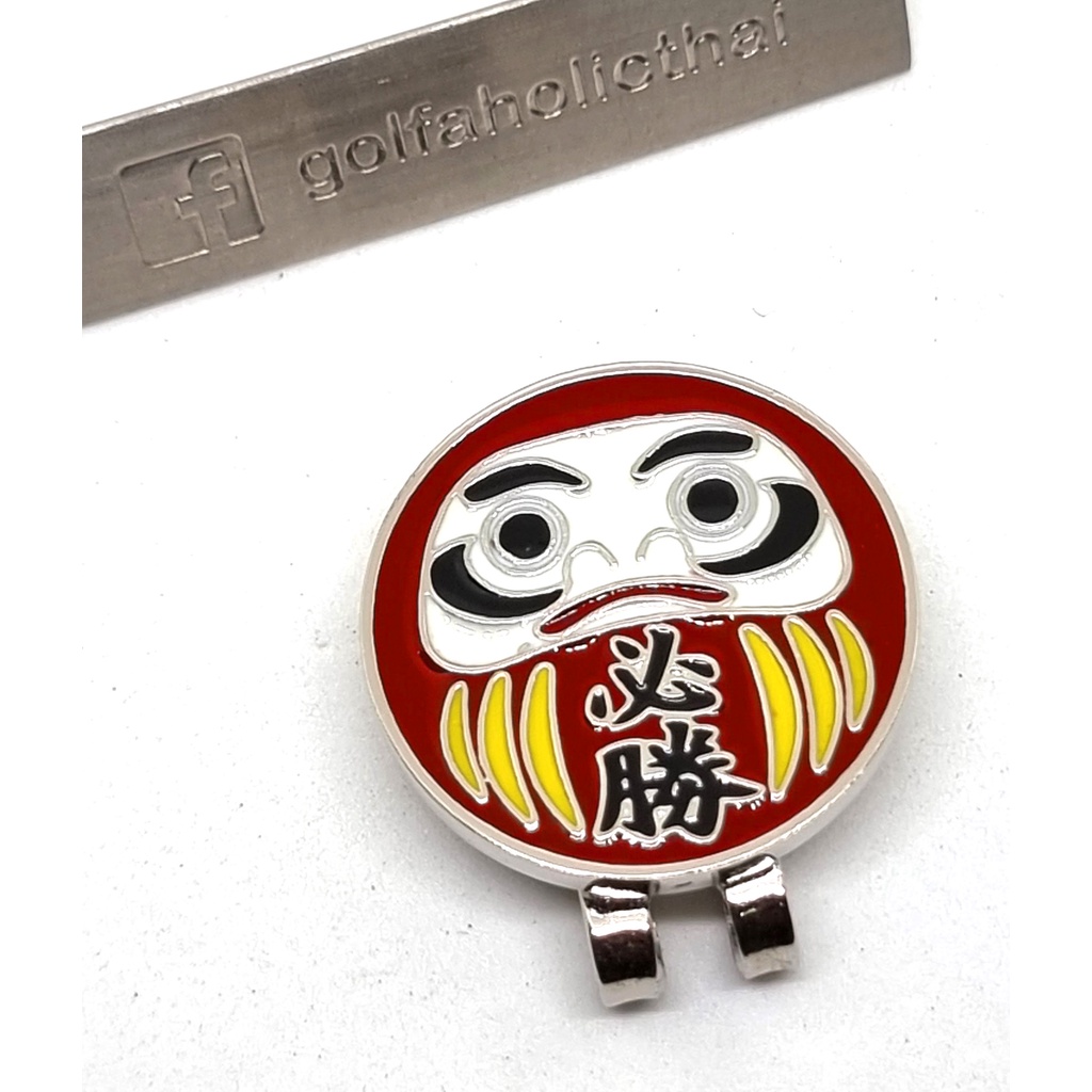 ball-marker-lucky-daruma-maneki-neko-golfaholic-บอลมาร์คเกอร์-โชคดี