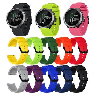 ภาพหน้าปกสินค้าสาย Garmin vivoactive3 / Forerunner645 / 245 VenuSQ SQ2 สายซิลิโคน 20MM มี14 สี ส่งไวทุกวันจากไทย ที่เกี่ยวข้อง