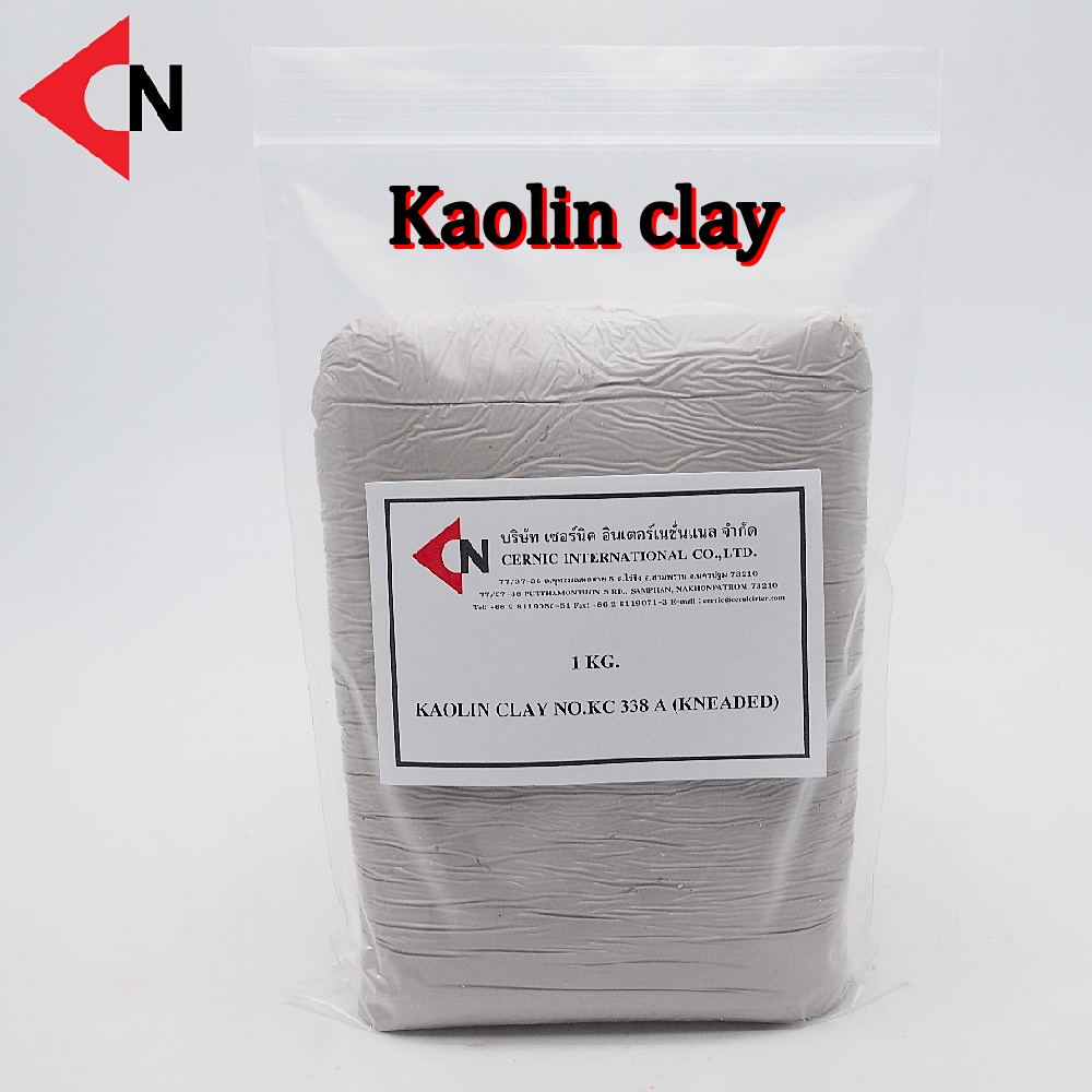 kaolin-clay-no-338a-kneaded-ดินเกาลีน-1-กิโลกรัม