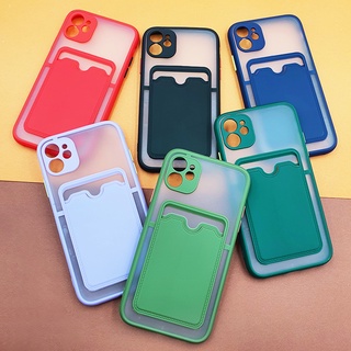 พร้อมส่ง Realme# C21 / C25 นิ่มหลังขุ่นช่องใส่การ์ด เคสกันกล้อง เคสใส่การ์ด เคสหลังขุ่น เคสมือถือ