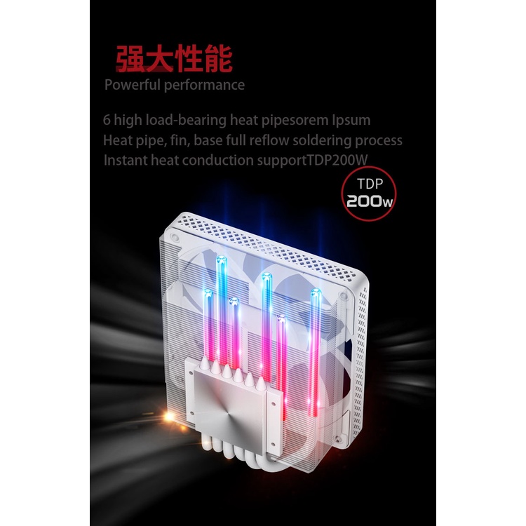 jonsbo-hx6200d-หม้อน้ําระบายความร้อน-cpu-ท่อความร้อน-6-ท่อ-สีขาว-สีดํา-รุ่นที่-12-1700-lga115x-am4-tdp200w