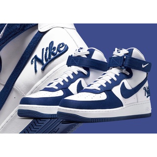 Nike Air Force 1 High 07 LV8 EMB "Dodgers" (DC8168-100) สินค้าลิขสิทธิ์แท้ Nike รองเท้า