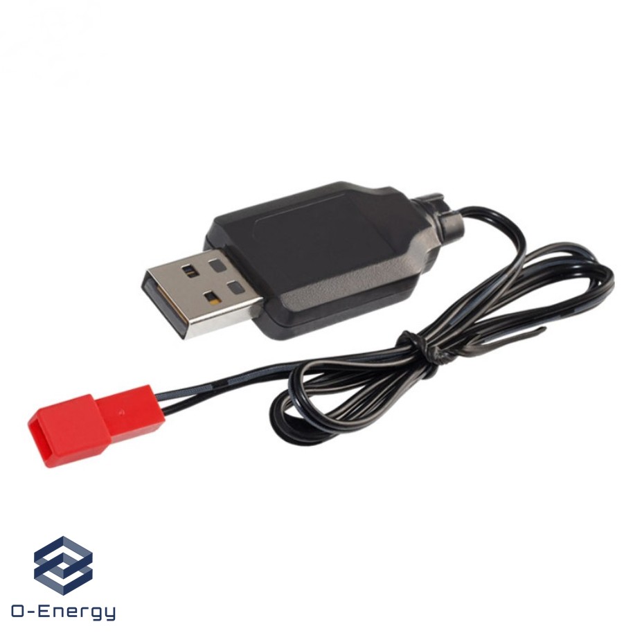 ภาพหน้าปกสินค้าสายUSB ชาร์จแบตเตอรี่ลิเธียม 3.7V ปลั๊ก JST-2P 5V 0.5-2A จากร้าน o_energy บน Shopee