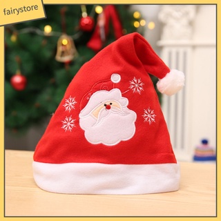 Fairystore| Christmas Cap Elk Santa Claus Snowman Kids Adult Xmas Hat Decoration Festival