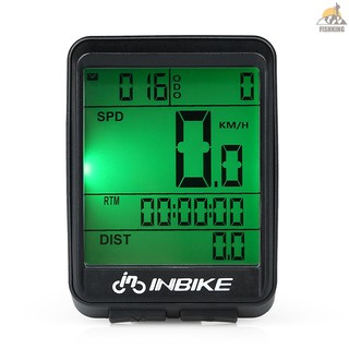 FIKI Waterproof Bicycle Speedometer Wireless Bike Computer Rainproof LCD Display Multifunctional Cycling Odometer Temperature Calorie Counting User A/B Recorder