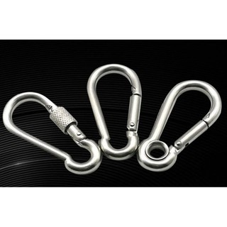 ภาพหน้าปกสินค้าคาราบิเนอร์ Carabiners สแน็ปลิงค์ Snaplink ตะขอเกี่ยว สแนปลิงค์แสตนเลสแท้ 304 ขนาด M4*40-M10*100(ราคาต่อชิ้น) ซึ่งคุณอาจชอบราคาและรีวิวของสินค้านี้