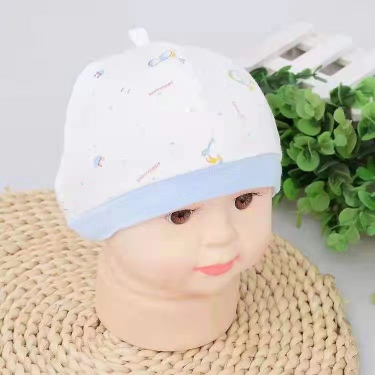 ภาพหน้าปกสินค้าBabyonline(Y118)B2หมวกครอบหัวเด็กทารกแบบคละลาย จากร้าน babyonlineth บน Shopee