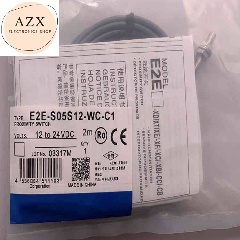 สต็อกไทย-e2e-s05s12-wc-c1-m5-12-24-vdc-3-wire-npn-no-1mmสินค้าพร้อมส่งในไทย-ราคา550
