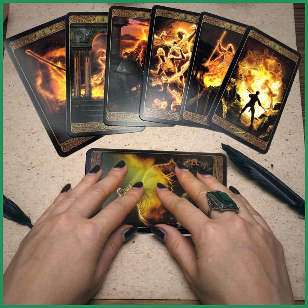 ใหม่-ไพ่ทาโรต์-เกมกระดาน-oracles-deck-mysterious-divination-ghost-tarot-deck-สําหรับผู้หญิง-78-aiath