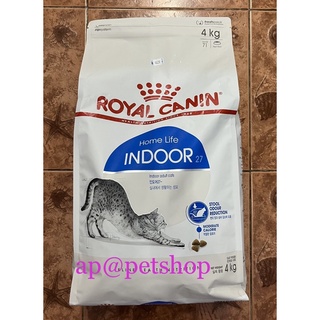 Royal Canin Cat Indoor 4kg.❤️exp.9/2024❤️แมวโตอายุ1-7ปี