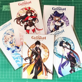 Postcard game โปสการ์ดเกม Genshin impact ขนาด 4x6 นิ้ว