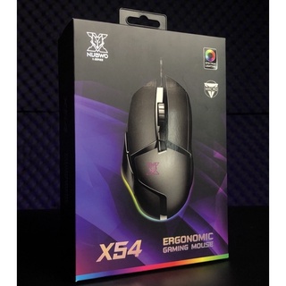 เมาส์เกมมิ่ง Mouse Gaming Macro Nubwo X54S