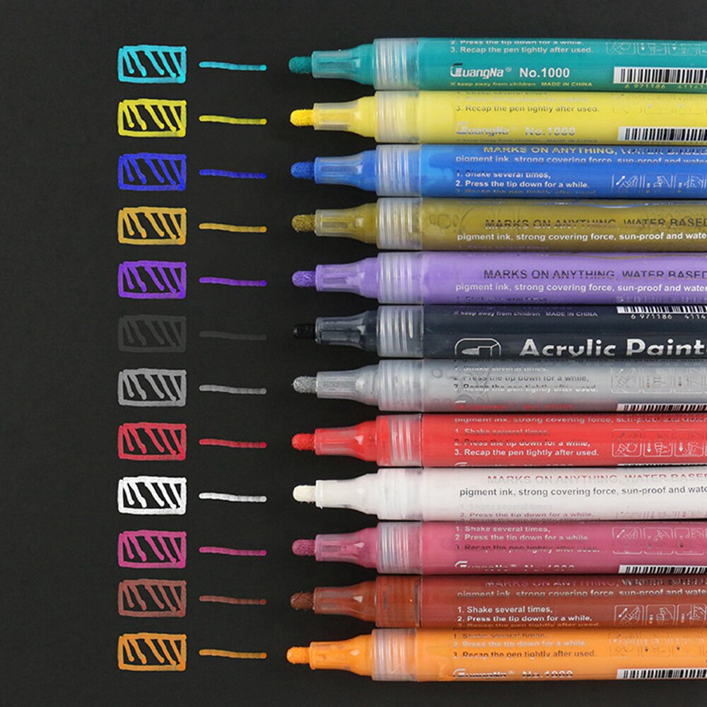 ปากกา-marker-อะคริลิคศิลปะจิตรกรรม-4-8-12-24-36-สี