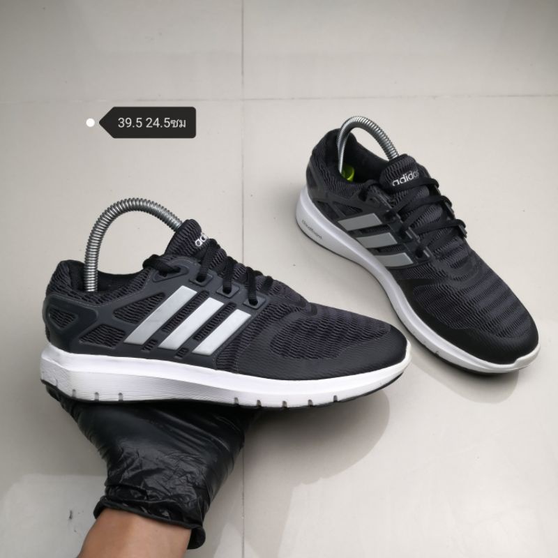 รองเท้าสีดำ-adidas-แท้-39-24-5cm