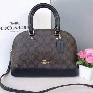 ของแท้ Coach โดมมินิ ลายซี ขนาด 10"