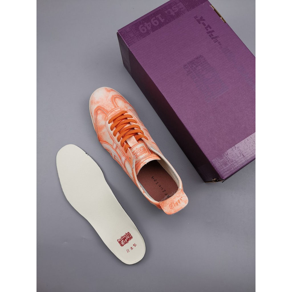 รองเท้าโอนิซึกะ-onitsuka-tiger-nippon-made-สีส้ม-รองเท้าผ้าใบ-รองเท้าลำลอง
