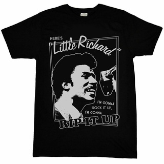 เสื้อยืดวงดนตรีเสื้อยืด ผ้าฝ้าย 100% พิมพ์ลาย Little Richard Rip It Up คุณภาพดี สําหรับผู้ชายall size