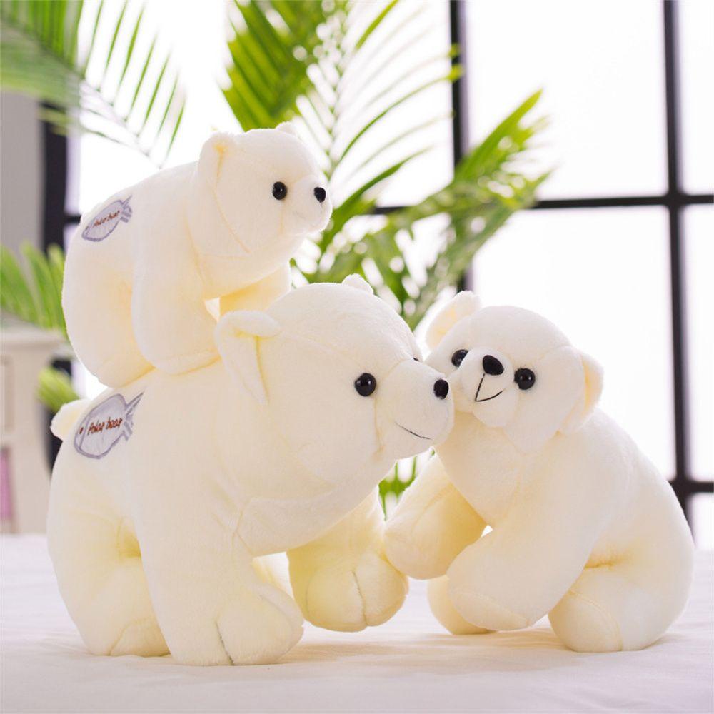 damao-หมอนตุ๊กตานุ่ม-รูปการ์ตูนหมีขั้วโลกน่ารัก-สีขาว
