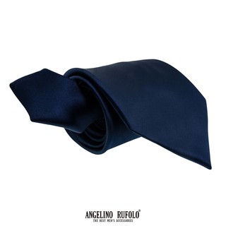 ANGELINO RUFOLO Necktie(NTN-พท.022) เนคไทผ้าไหมทออิตาลี่คุณภาพเยี่ยม ดีไซน์ Plains สีกรมท่า/สีเทาเข้ม/สีเขียว