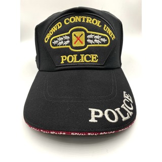 หมวกแก็ปตำรวจ ปจ. (รุ่นขอบเทป) Free Size