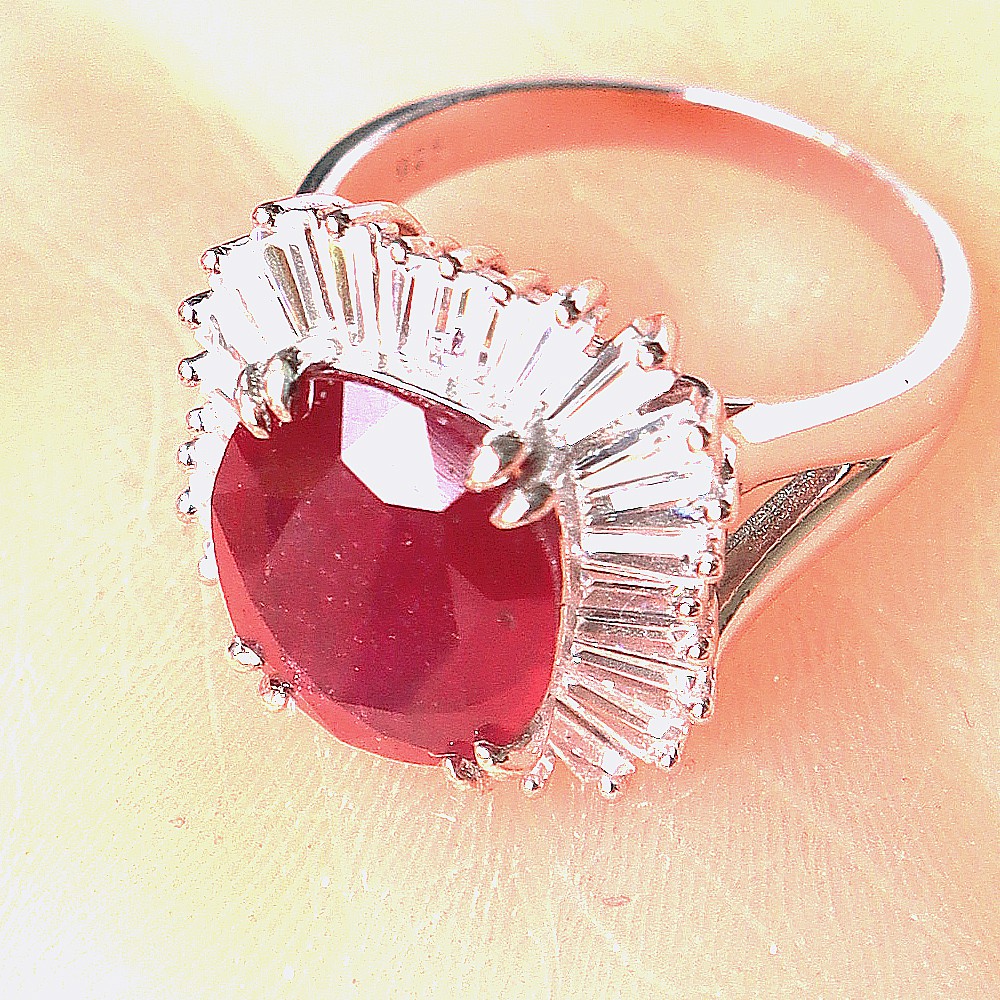 แหวนทับทิมแท้-เงิน-92-5-ชุบโรเดียม-ring-ruby-silver-92-5-rhodium-plating