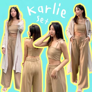amust.co | Karlie Set ชุดเซทเสื้อและกางเกง เสื้อคลุม