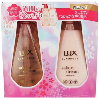 ยาสระ​ผมและครีมนวด LUX​LUMINIQUE​ SAKURA DREAM LIMITED​ จาก Unilever Japan กลิ่นหอมของดอกซากุระบานสะพรั่ง ขนาด 450 ml