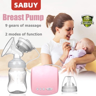SABUY [แถมจุกนมหลอก] เครื่องปั๊มนมไฟฟ้า เครื่องปั๊มนม ปั๊มนมไฟฟ้า ในการดูดได้ 9 ระดับ Electric Breast Pump
