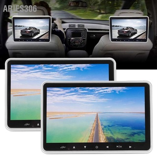 Aries306 10.1in Car Headrest Monitor Rear Seats MP5 Player Support USB TF Card FM Universal Entertainment System